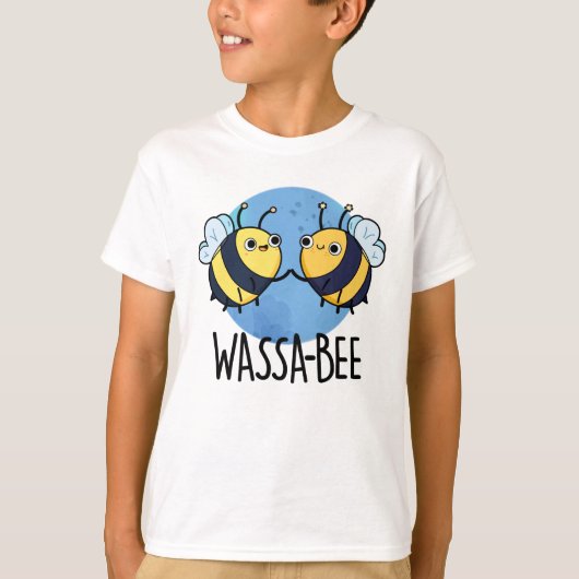 Wassabee Funny Wasabi Bee Pun T-Shirt (Vorderseite)