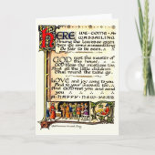 Wassail Feiertagskarte (Vorderseite)