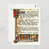 Wassail Postkarte (Vorne/Hinten)