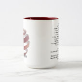 Wassail Rezept-Tasse Zweifarbige Tasse (Mittel)