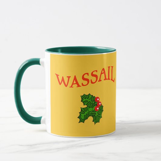 Wassail Tasse für Eierpunsch oder heiße Schokolade (Links)