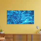 Wasser 32×16 Leinwanddruck (Insitu (Wohnzimmer))