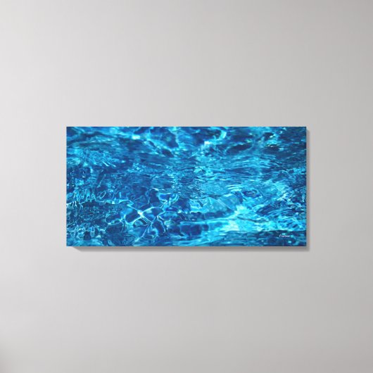 Wasser 32×16 Leinwanddruck (Vorderseite)