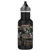 Wasser, aber geküsst mit Wüstenwind, Jerusalem Edelstahlflasche (Rechts)