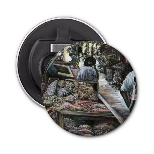 Wasser, aber geküsst mit Wüstenwind, Jerusalem Flaschenöffner (Vorderseite)