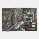 Wasser, aber geküsst mit Wüstenwind, Jerusalem Geschirrtuch (Horizontal)