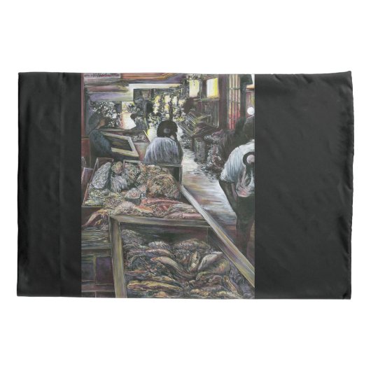 Wasser, aber geküsst mit Wüstenwind, Jerusalem Kissenbezug (Rückseite)