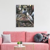 Wasser, aber geküsst mit Wüstenwind, Jerusalem Leinwanddruck (Insitu (Wohnzimmer))