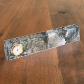 Wasser, aber geküsst mit Wüstenwind, Jerusalem Namensplakette (Seite)