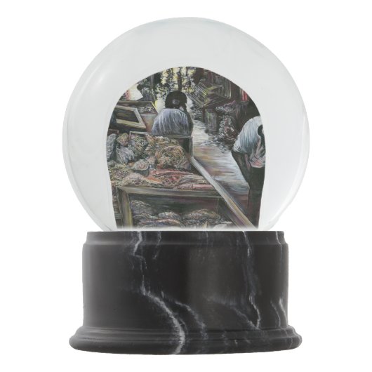 Wasser, aber geküsst mit Wüstenwind, Jerusalem Schneekugel (Vorderseite)