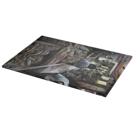 Wasser, aber geküsst mit Wüstenwind, Jerusalem Schneidebrett (Ecke)