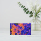 WASSER ABSTRAKT 1 VISITENKARTE (Stehend Vorderseite)