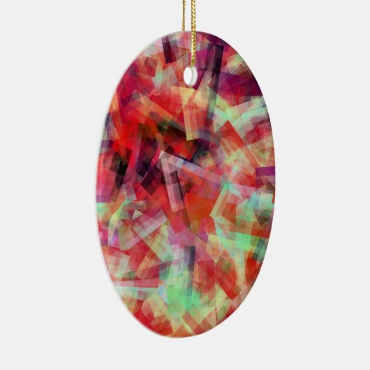 WASSER ABSTRAKT KERAMIKORNAMENT (Rechts)