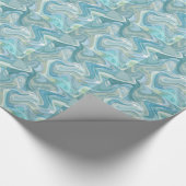 Wasser - Abstrakte Gestaltung Geschenkpapier (Ecke)