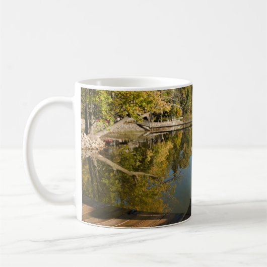Wasser | Adirondack-Vorsitz am See Kaffeetasse (Links)