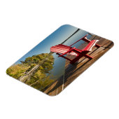 Wasser | Adirondack-Vorsitz am See Magnet (Linke Seite)