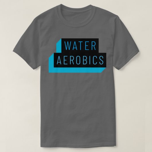 Wasser Aerobic reinigen Text 1 T-Shirt (Design vorne)