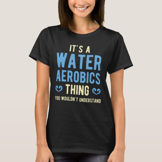 Wasser Aerobic T-Shirt (Vorderseite)
