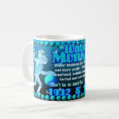 Wasser-Affe geborenes 1932 1992 Kaffeetasse (Vorderseite Links)