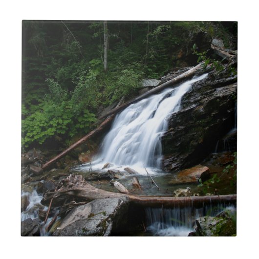 Wasser-alte Gebirgsfälle Fliese (Vorderseite)