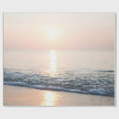 WASSER AM MEERESUFER GESCHENKPAPIER (Flach)