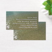 Wasser am Strand I Abstrakt Naturfotografie (Schreibtisch)