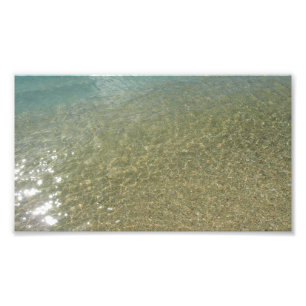 Wasser am Strand I Abstrakt Naturfotografie Fotodruck