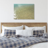Wasser am Strand I Abstrakt Naturfotografie Leinwanddruck (Insitu (Schlafzimmer))