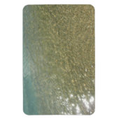 Wasser am Strand I Abstrakt Naturfotografie Magnet (Vertikal)