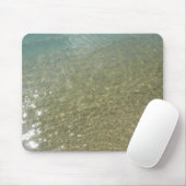 Wasser am Strand I Abstrakt Naturfotografie Mousepad (Mit Mouse)