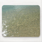 Wasser am Strand I Abstrakt Naturfotografie Mousepad (Vorne)