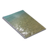 Wasser am Strand I Abstrakt Naturfotografie Notizblock (Rechte Seite)