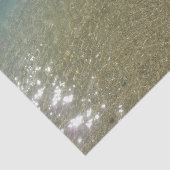 Wasser am Strand I Abstrakt Naturfotografie Seidenpapier (Ausschnitt)