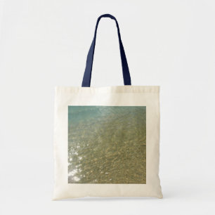 Wasser am Strand I Abstrakt Naturfotografie Tragetasche