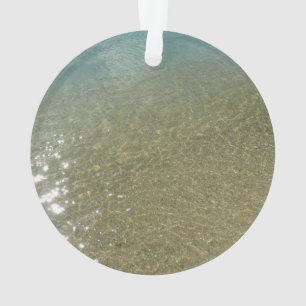 Wasser am Strand I Abstrakte Naturfotografie Ornament