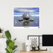 Wasser (Ansicht 1) Poster (Heimbüro)
