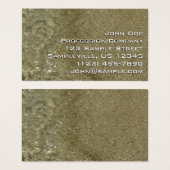 Wasser auf dem Strand II Abstrakte Naturfotografie (Vorne & Hinten)