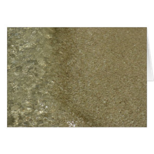 Wasser auf dem Strand II Abstrakte Naturfotografie