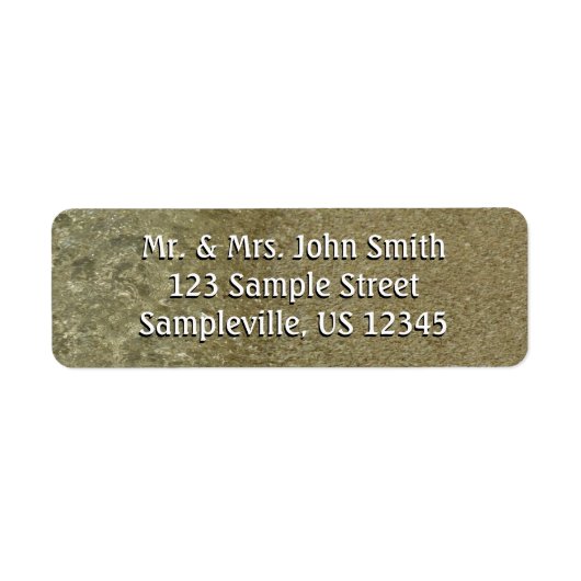 Wasser auf dem Strand II Abstrakte Naturfotografie (Vorne)