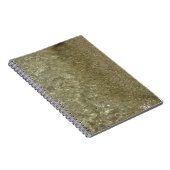 Wasser auf dem Strand II Abstrakte Naturfotografie Notizblock (Rechte Seite)