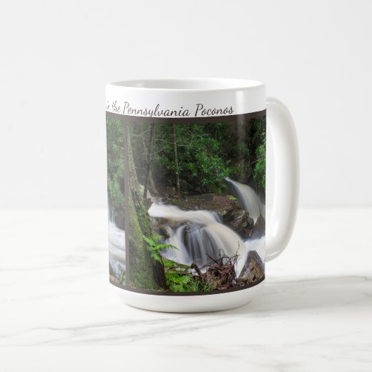 Wasser auf der Brasse Kaffeetasse (VorderseiteRechts)