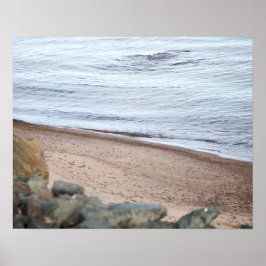 Wasser auf der Lakeshore Farbe 16x20 Poster