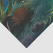 Wasser auf einem fernen Planeten glühen Seidenpapier (Detail)