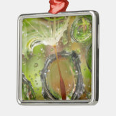 Wasser auf Löwenzahn, CA Ornament Aus Metall (Links)