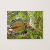 Wasser auf Löwenzahn, CA Puzzle (Horizontal)