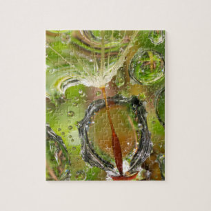 Wasser auf Löwenzahn, CA Puzzle