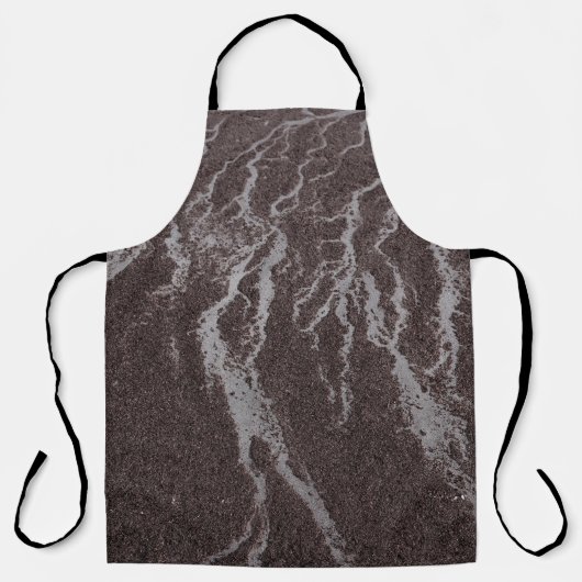 Wasser auf Sand an Land Schürze (Vorderseite)