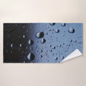 Wasser auf Spiegelfotografie nah Badehandtuch (Badehandtuch)