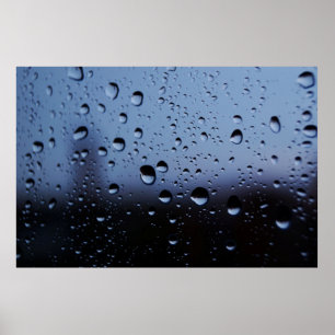 Wasser auf Spiegelfotografie nah Poster