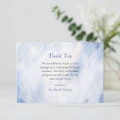 Wasser aus den Quellen der Erlösung orthodoxe Tauf Dankeskarte (Stehend Vorderseite)